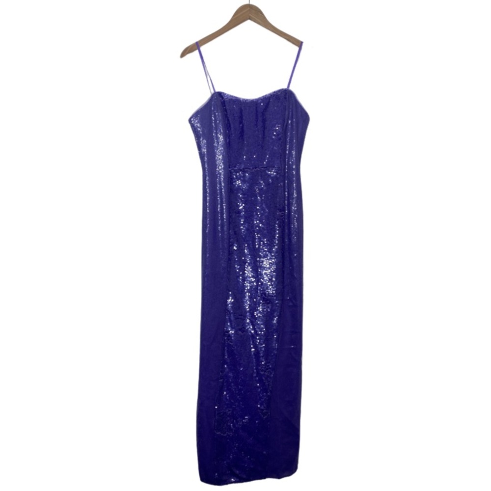 Aidan by Aidan Mattox Strapless Sequin Formal Gown - Picture 2 of 12